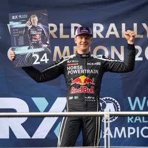 KMS–Horse Powertrain team makes history with Kristoffersson securing his seventh World Rallycross title